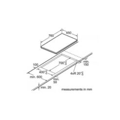 kích thước của Bếp từ Bosch PMI968MS