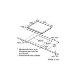Kích thước của Bếp hồng ngoại Bosch PKN651N14D
