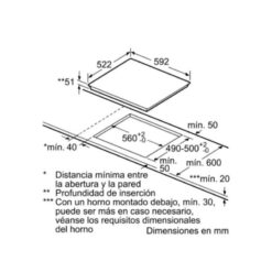 Kích thước của Bếp từ Bosch PID651FC1E