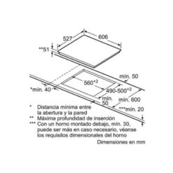 Kích thước của Bếp từ Bosch PXJ679FC1E