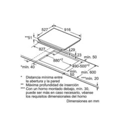 Kích thước của Bếp từ Bosch PXV975DC1E