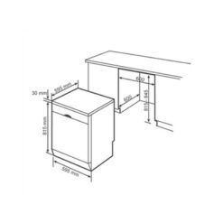 Kích thước Máy rửa chén bát Bosch SMS46GI04E