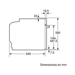 Kích thước Lò nướng Bosch HBA512BRO