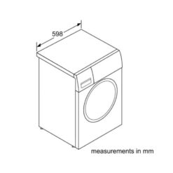 Kích thước máy giặt Bosch WAV28L40SG