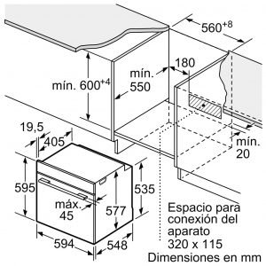 THÔNG SỐ KỸ THUẬT CỦA LÒ NƯỚNG BOSCH HBG675BS1