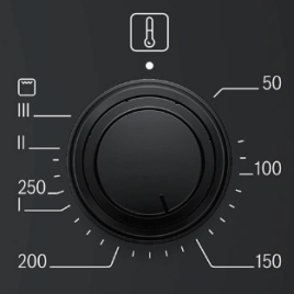 Núm xoay điều chỉnh nhiệt độ lò nướng Bosch HBS534BB0B