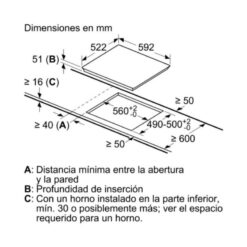 kích thước của Bếp từ Bosch PUJ631BB5E