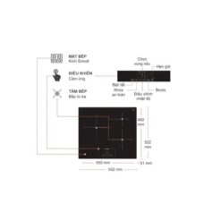 thông số kỹ thuật của Bếp từ Bosch PUJ611BB5E