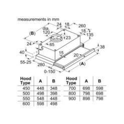 Máy hút mùi Bosch DFT63CA61B (1)