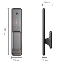 Kích thước khóa điện tử Bosch EL 500 EU xám