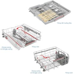 Khay máy rửa bát độc lập Bosch SMS6ZCI37Q Serie 6